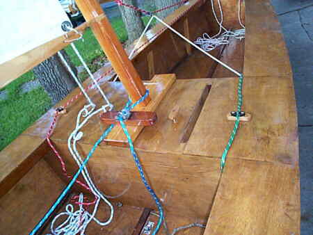 rigged at midships